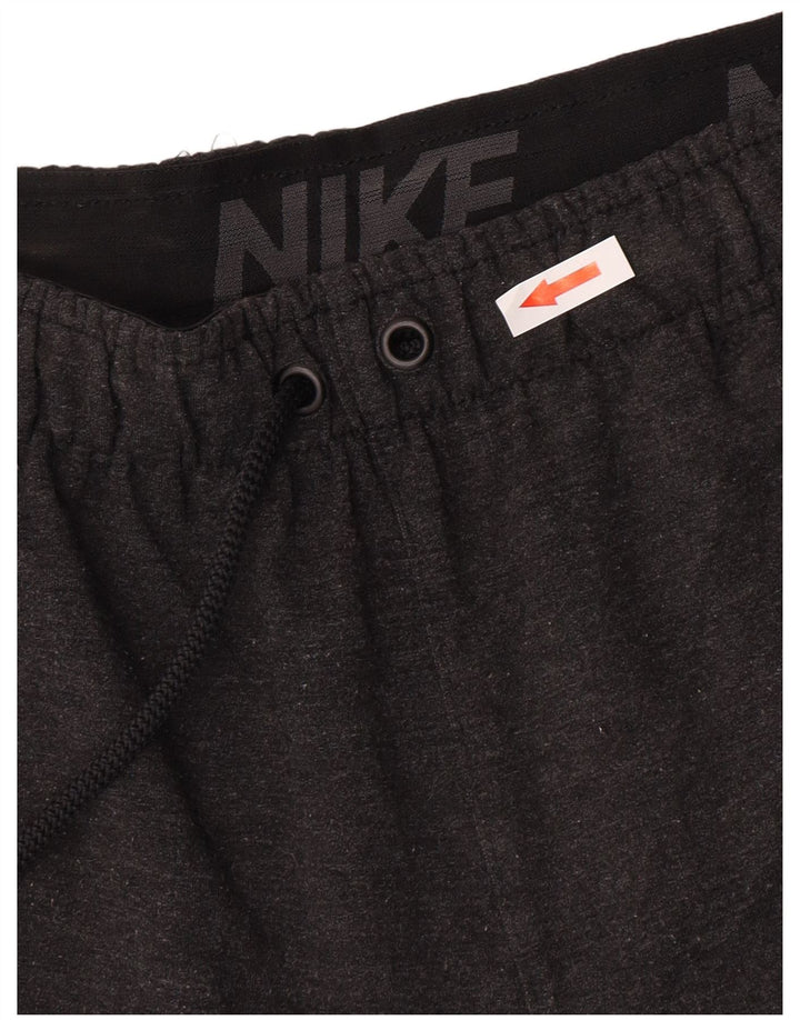 Nike Dri Fit - Pantalones cortos deportivos para hombre (viscosa moteada), color gris