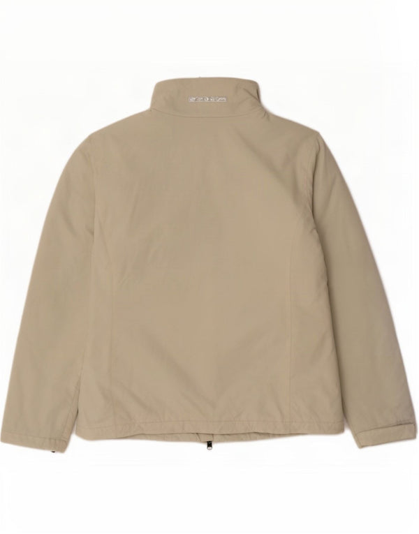 Slam Mens Yachting Bomber Jacket UK 38 Medium Beige Nylon Deportes