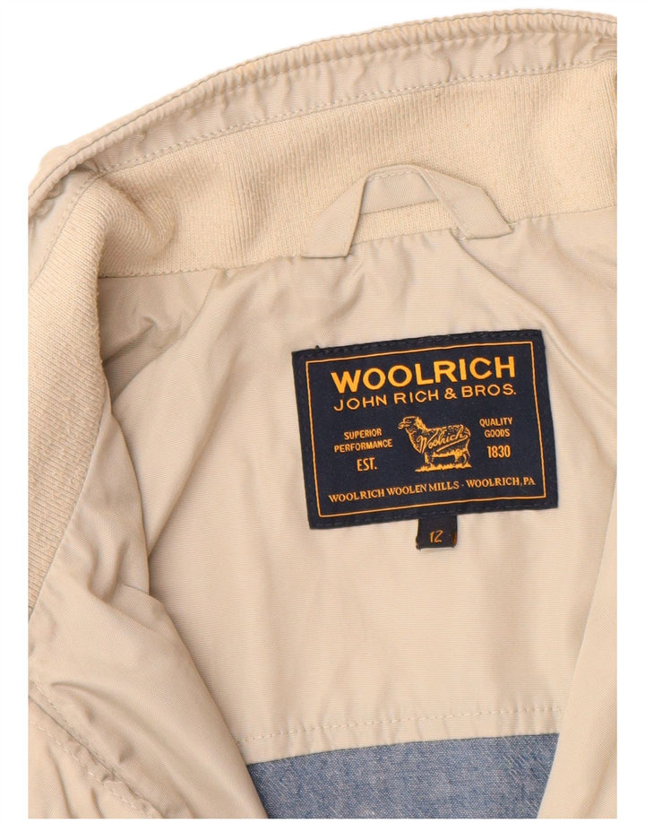 WOOLRICH Cazadora bomber para niño 11-12 años Nylon beige