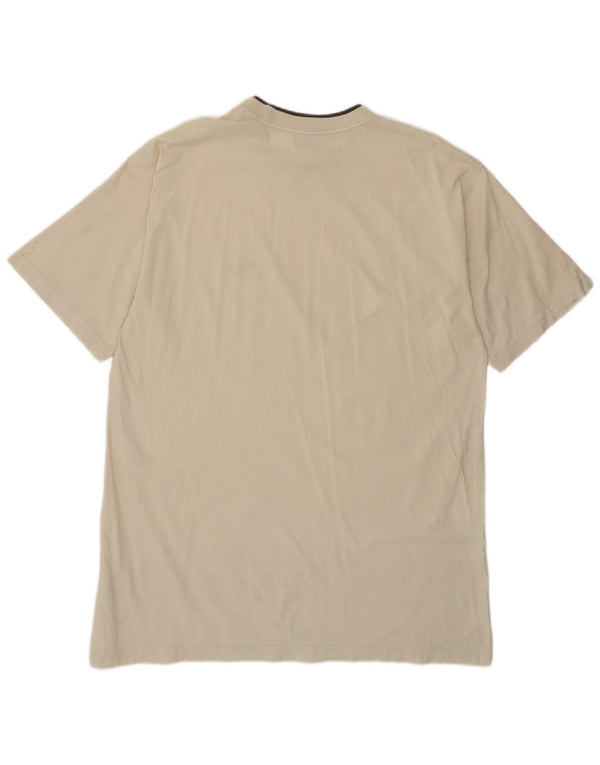 Fila Camiseta Hombre Top XL Algodón Beige