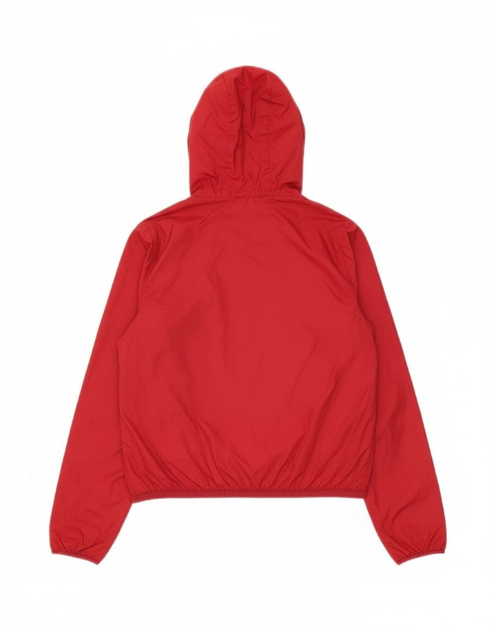 K-Way Chaqueta impermeable con capucha para hombre UK 10 Small Red Polyamide