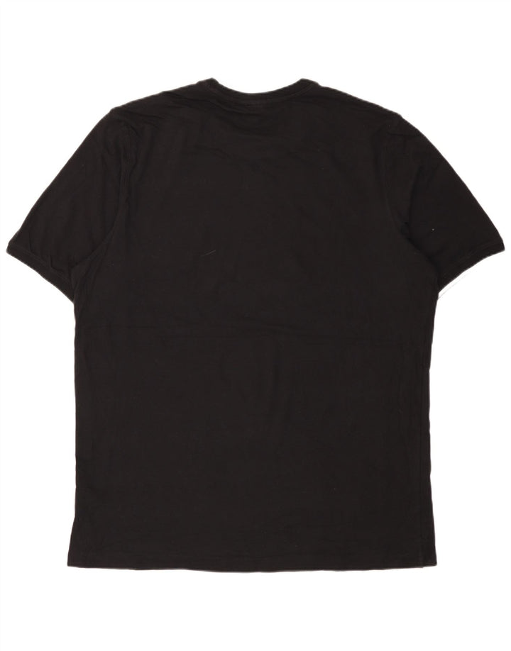 ADIDAS Camiseta Hombre Top Grande Algodón Negro