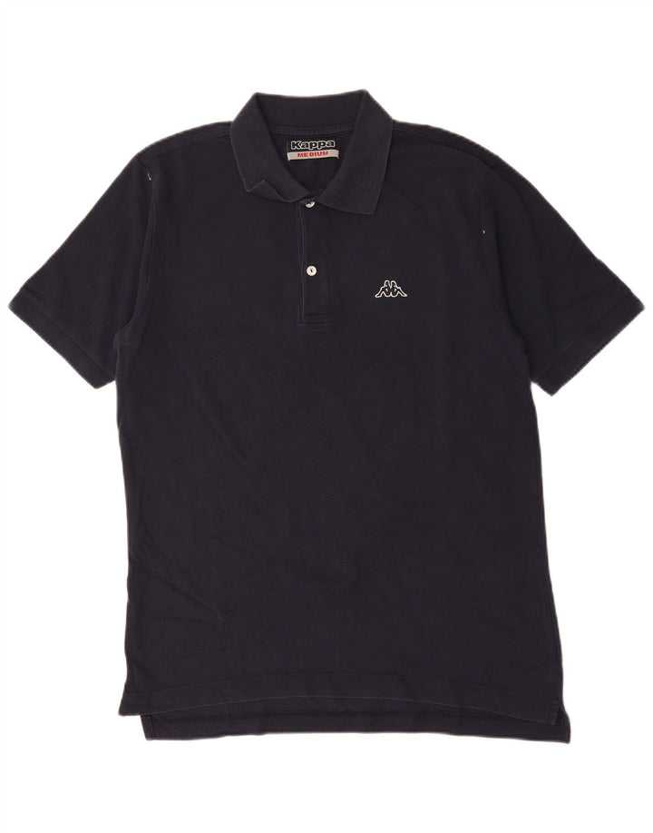 Polo Kappa Hombre Algodón Azul Marino Mediano