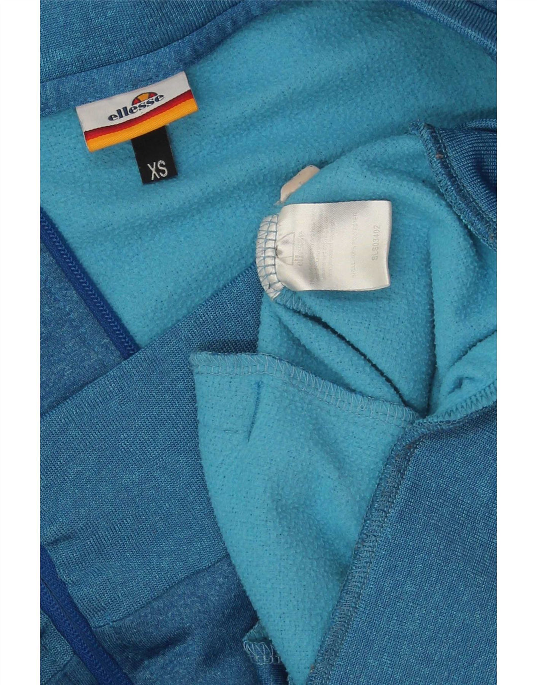 Ellesse Mens Graphic Chándal Top Chaqueta XS Poliéster Azul