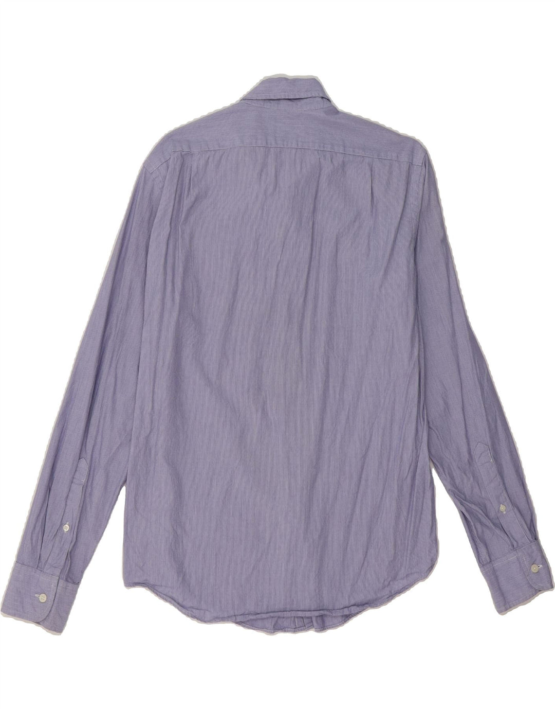 J. CREW Mens Slim Fit Shirt Medium Blue Pinstripe Cotton Vintage J. Crew and Second-Hand J. Crew from Messina Hembry 