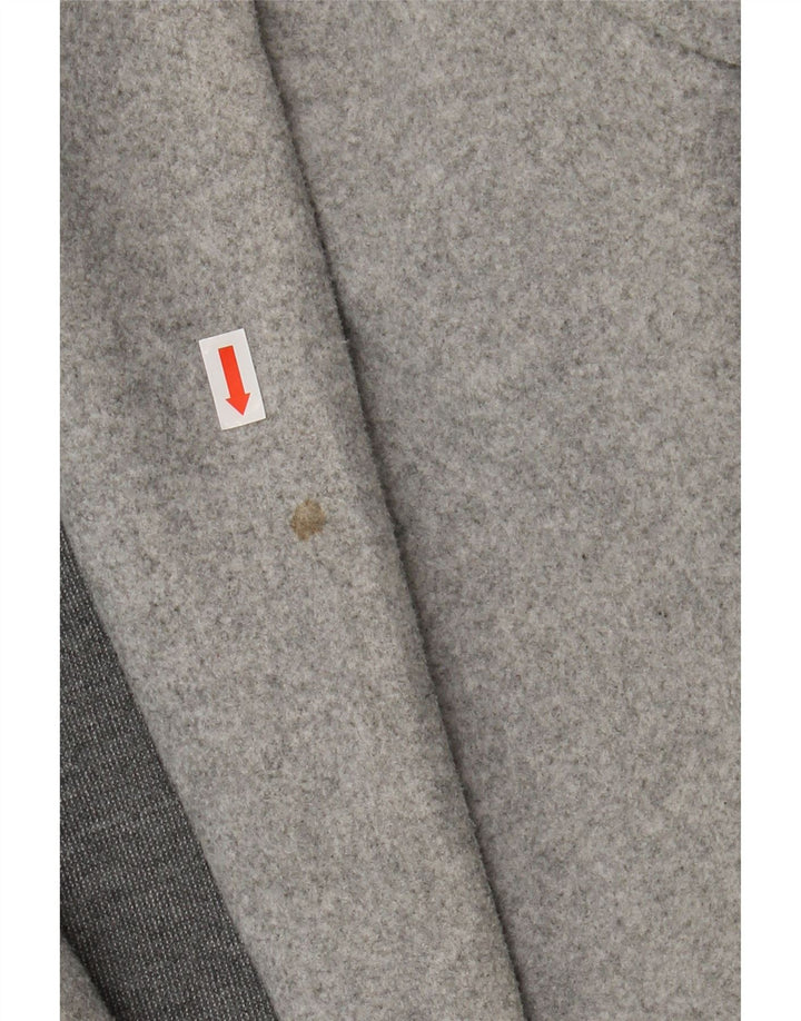 Zara Abrigo abierto para mujer UK 46 Poliéster gris grande