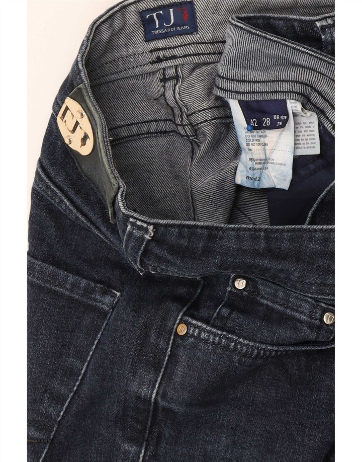 Vaqueros Trussardi Mujer Slim W26 L28 Azul Marino Algodón