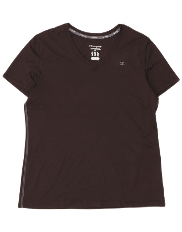 Champion Camiseta Mujer Top UK 40 XL Poliéster Negro