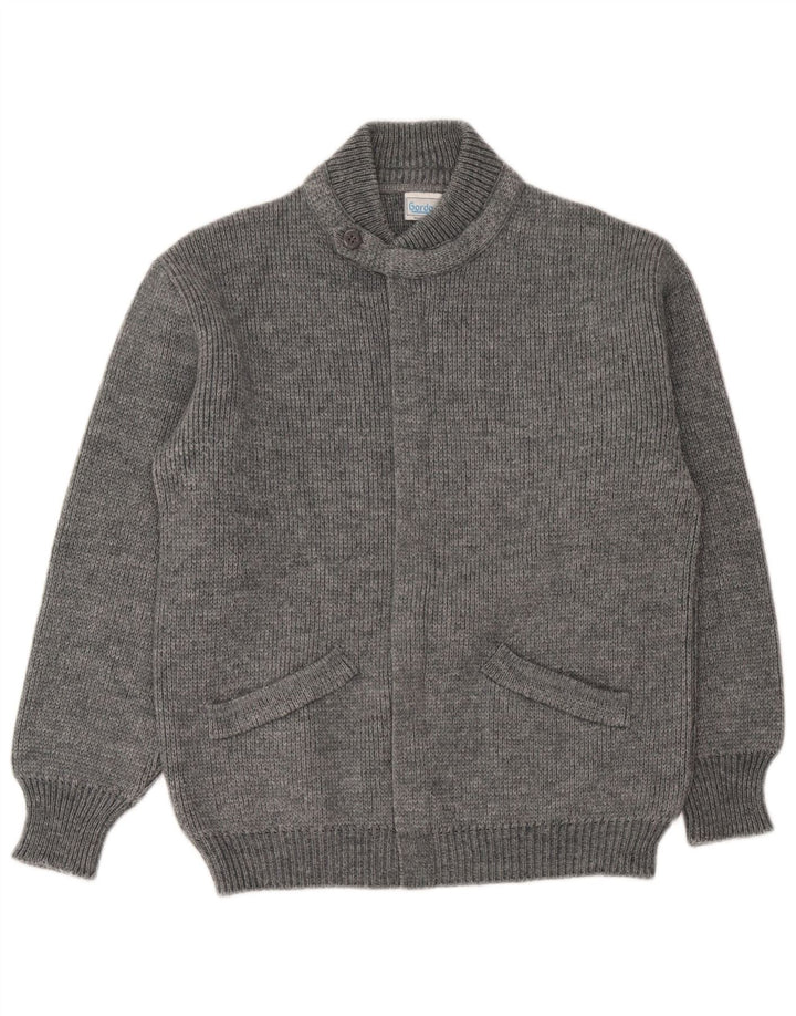 Gordon - Cárdigan para hombre de lana gris pequeño