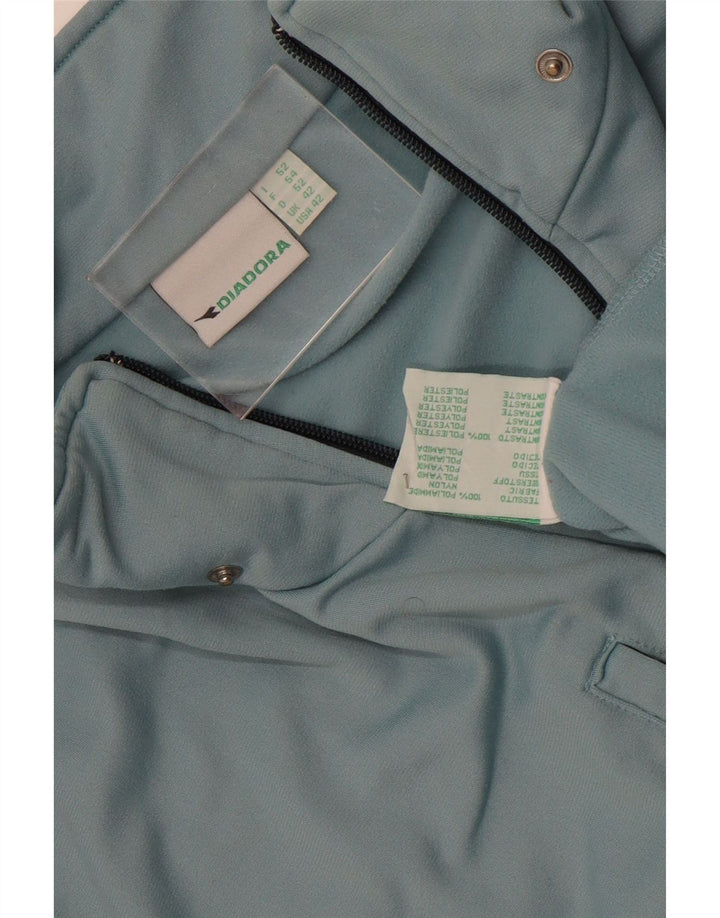 Diadora Hombre Chándal Top Chaqueta Grande Azul Poliamida