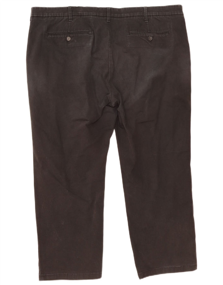 Marks & Spencer Pantalones cortos de corte regular para hombre W44 L25 Algodón negro
