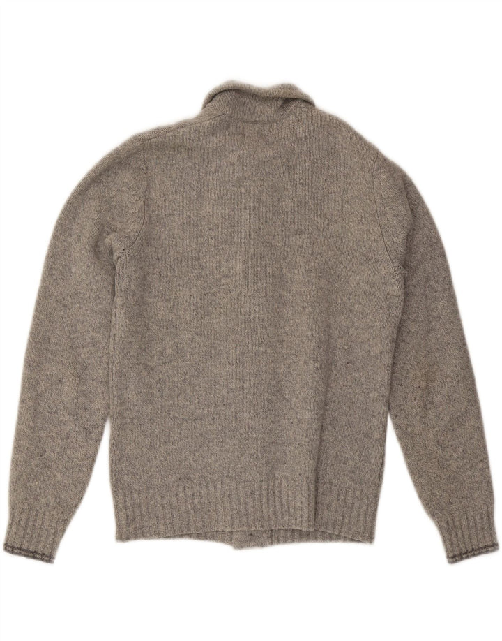 WOOLRICH Suéter tipo cárdigan para hombre XS Lana gris