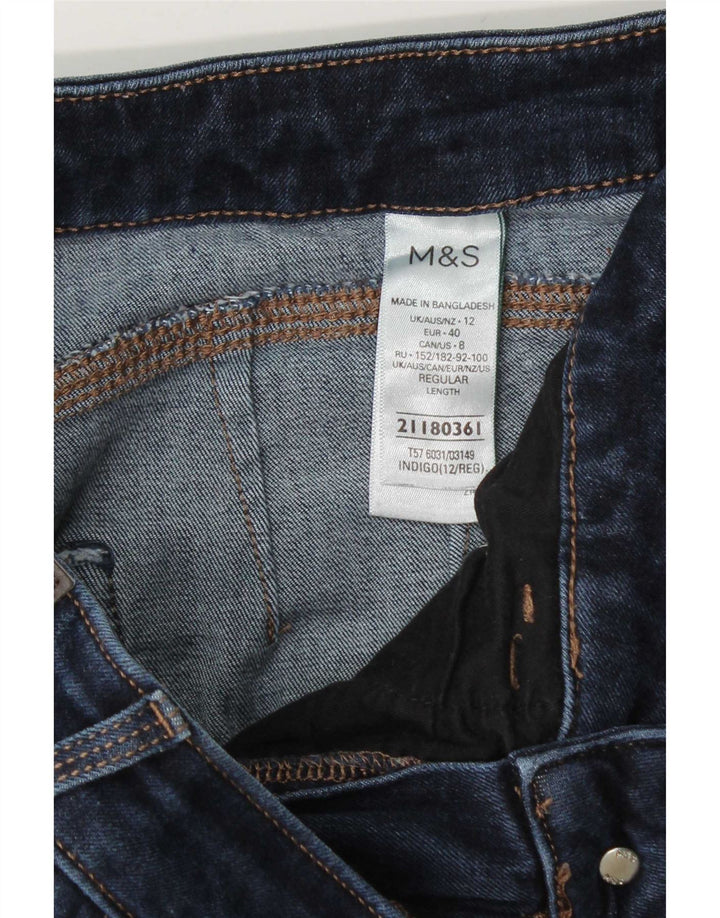 Vaqueros ajustados Magic para mujer UK 12 Medium W30 L26 Azul marino Algodón