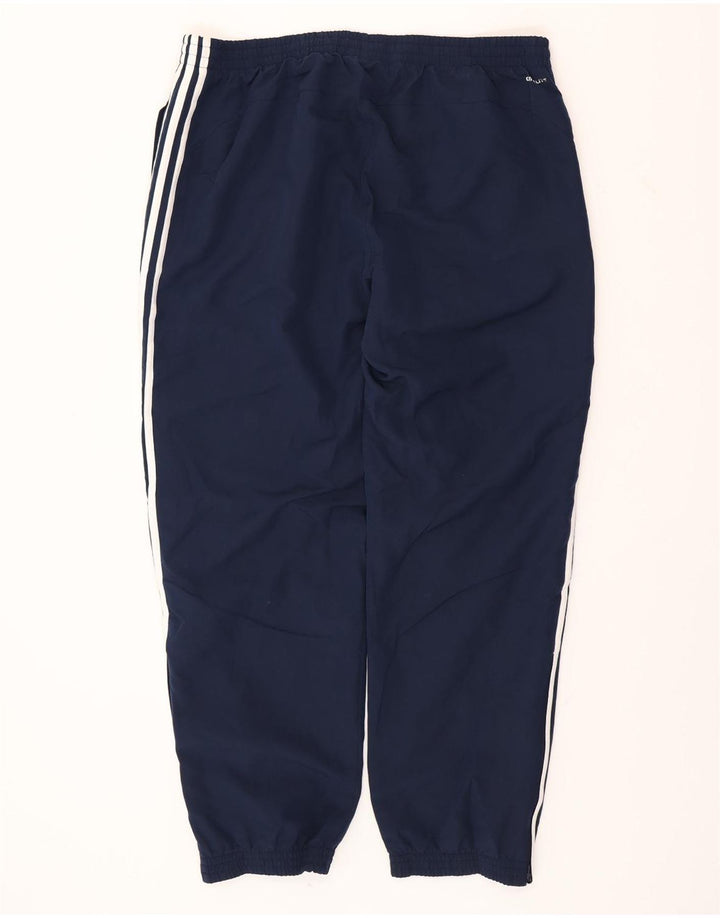 ADIDAS Hombre Climalite Chándal Pantalones Joggers XL Azul Marino Poliéster