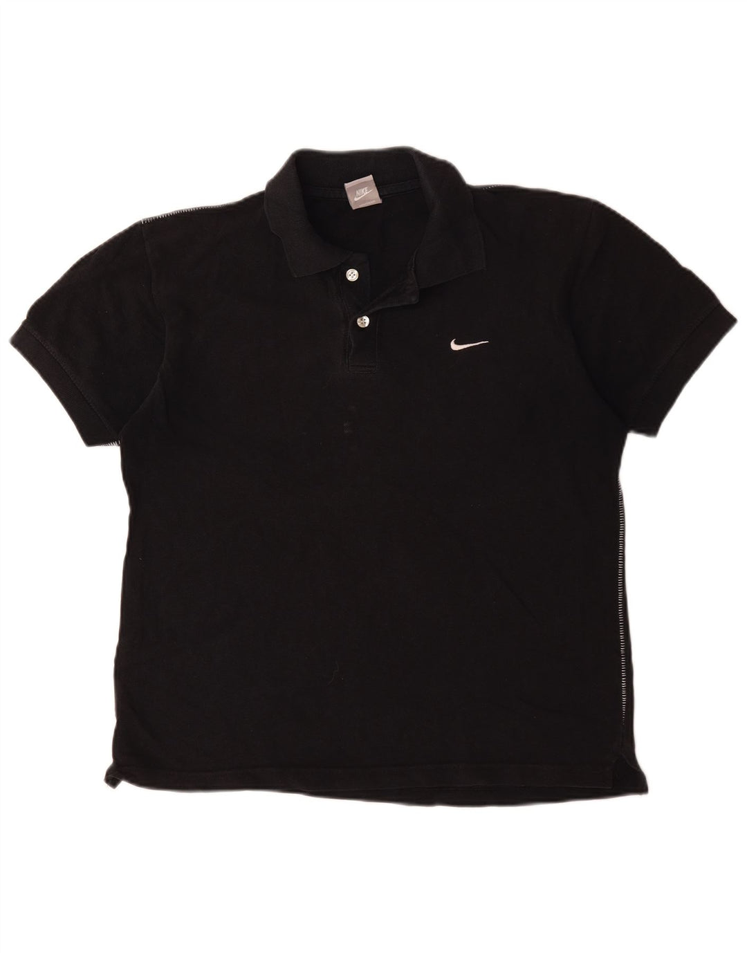 Nike Polo para mujer Reino Unido 10/12 Mediano Negro Algodón
