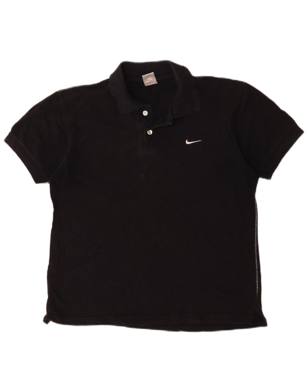 Nike Polo para mujer Reino Unido 10/12 Mediano Negro Algodón