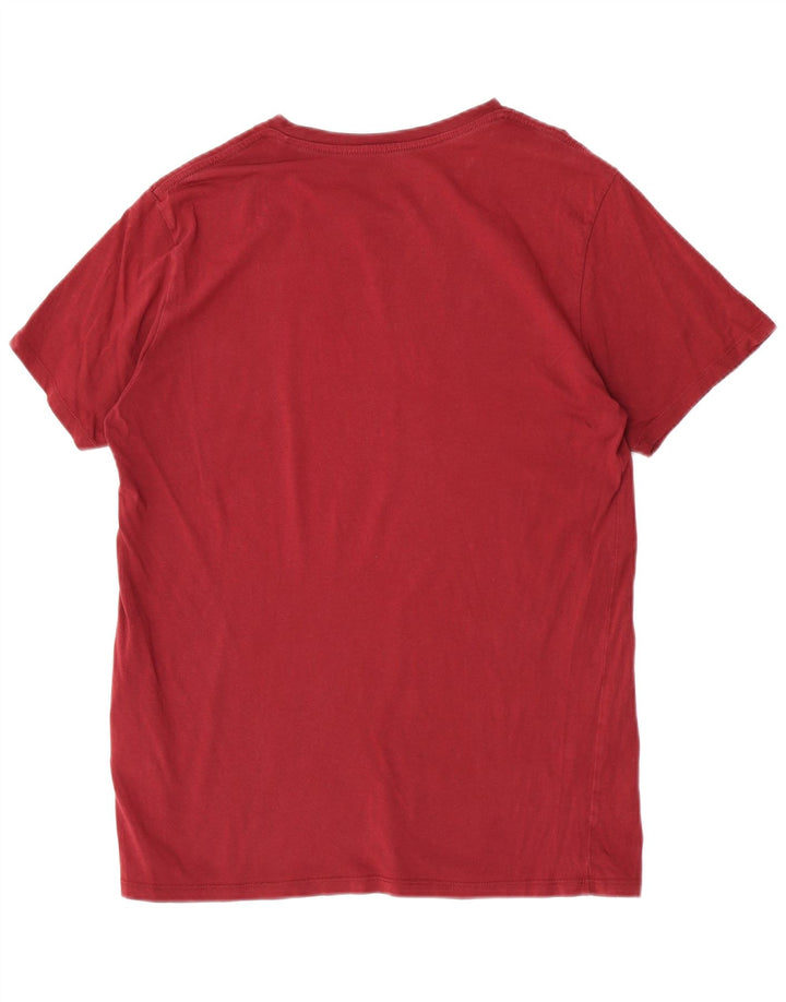 Levi's Camiseta gráfica para hombre Top grande de algodón rojo