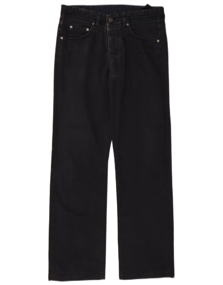 Massimo Dutti Jeans Rectos Hombre EU 40 Medium W31 L30 Azul Marino Algodón