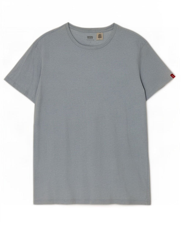 Levi's Mens T-Shirt Top Medium Blue Flecked