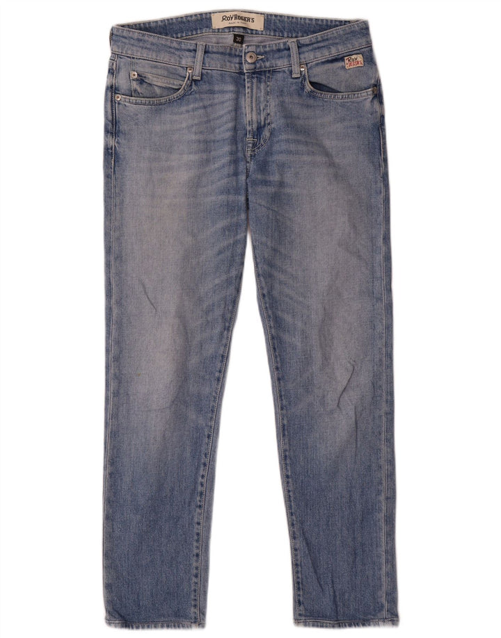 Roy Rogers Vaqueros ajustados para mujer W30 L28 Algodón azul