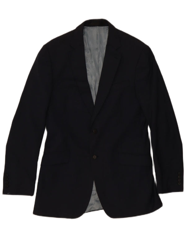 Marks & Spencer Chaqueta tipo blazer de 2 botones para hombre UK 40 Medium Azul marino Clásico