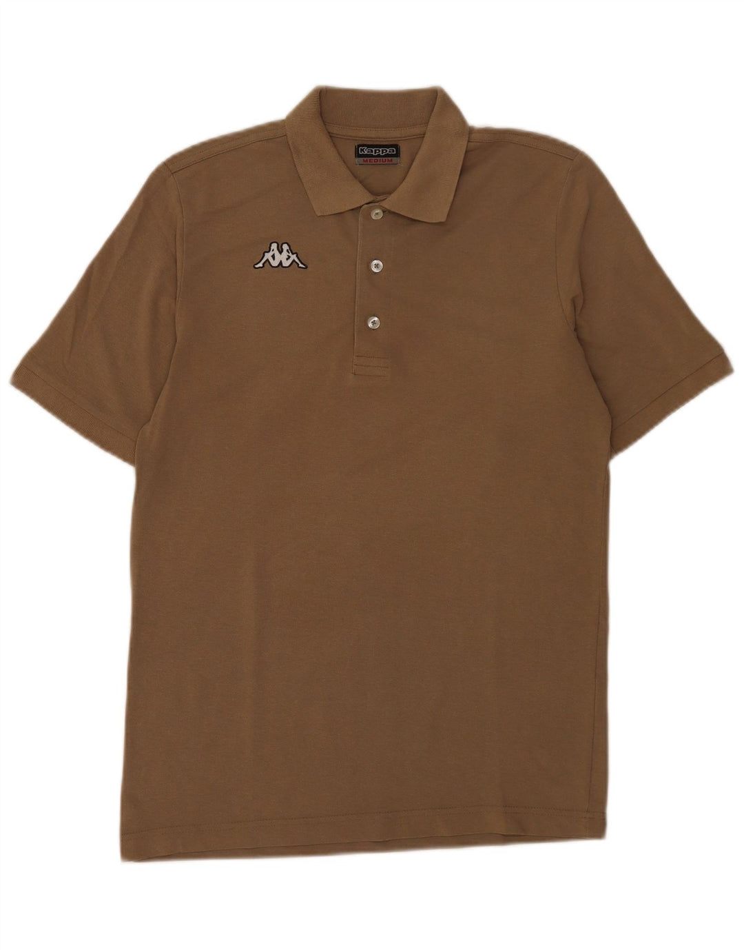 Polo Kappa Hombre Marrón Medio