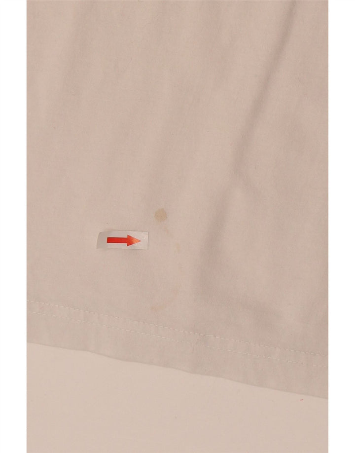 Adidas - Camiseta para hombre, talla grande, algodón blanco