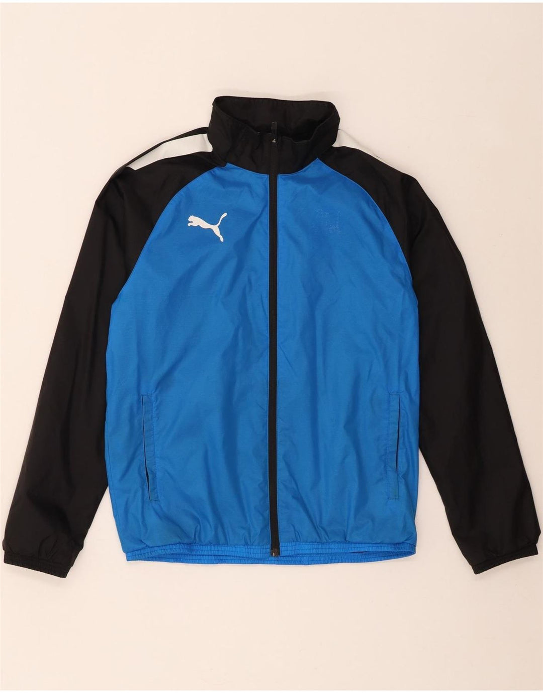 Puma Chaqueta de chándal para niño 13-14 años Nylon Color Block Azul
