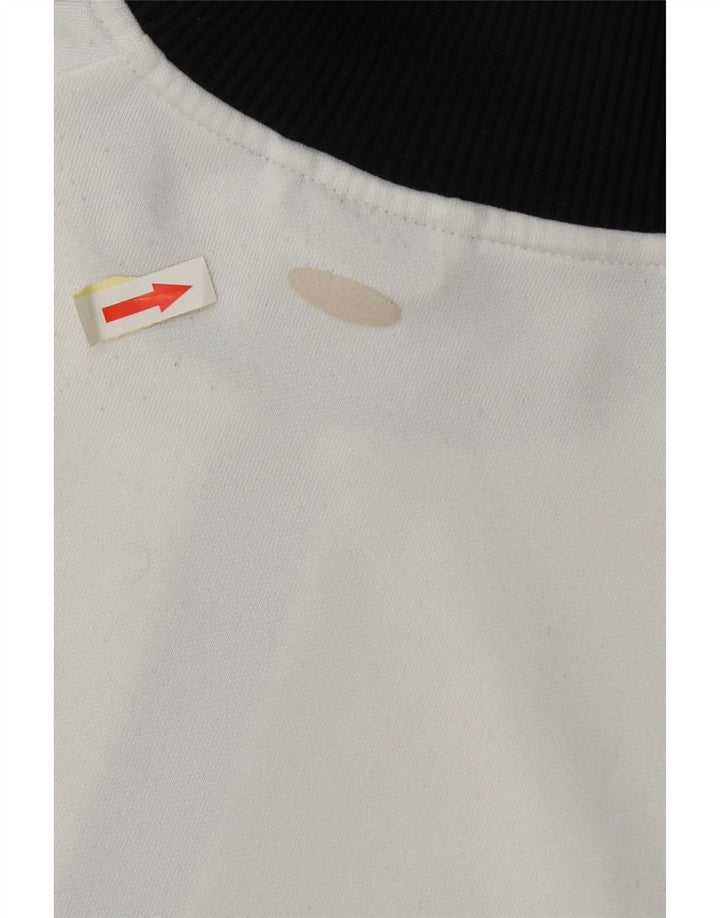 Adidas - Chaqueta de chándal para mujer, talla 40, XL, color blanco, poliéster