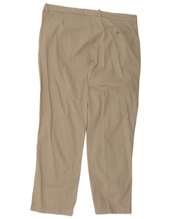 Marks & Spencer Pantalones chinos rectos Blue Harbor para hombre W42 L31 Caqui