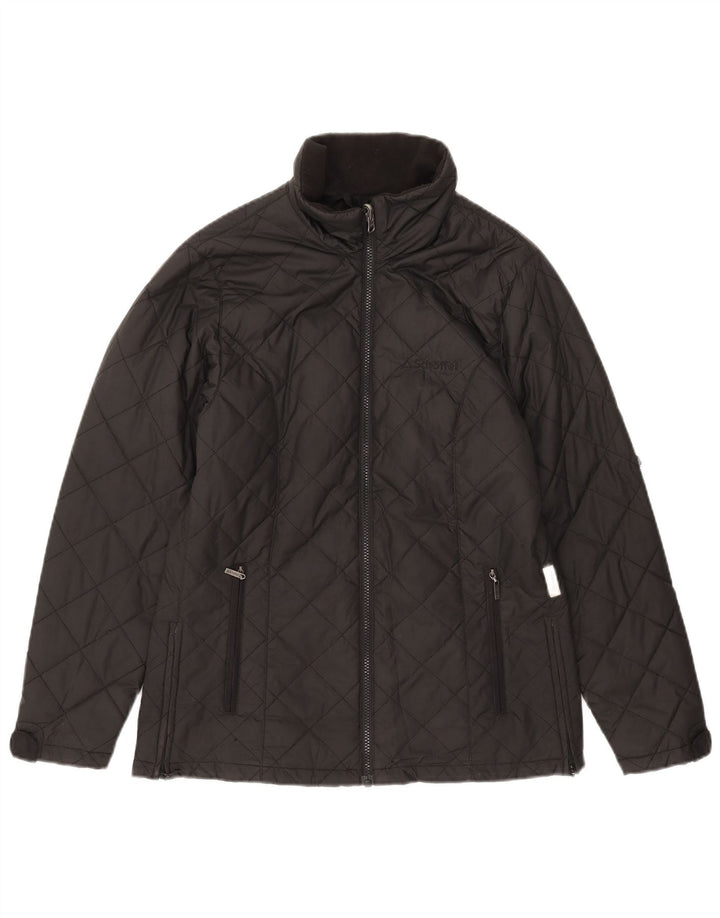 Schoffel Chaqueta acolchada extragrande para mujer UK 10 Small Poliéster negro