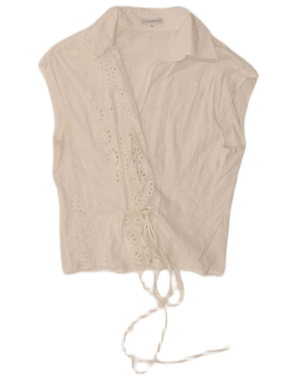 Naracamicie Blusa sin mangas para mujer UK 40 Medium White