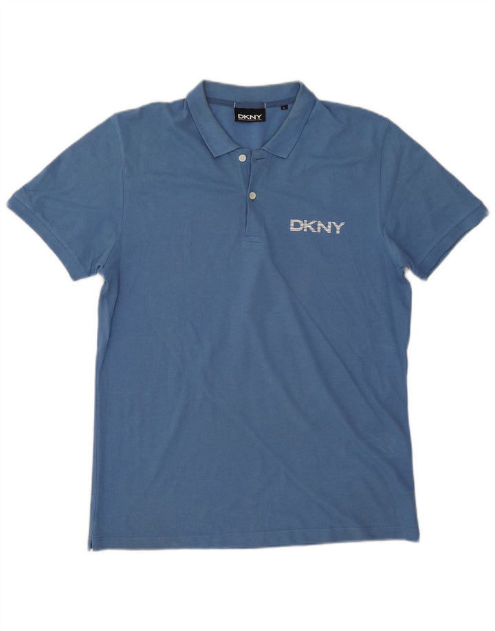 Polo Dkny Hombre Azul Grande