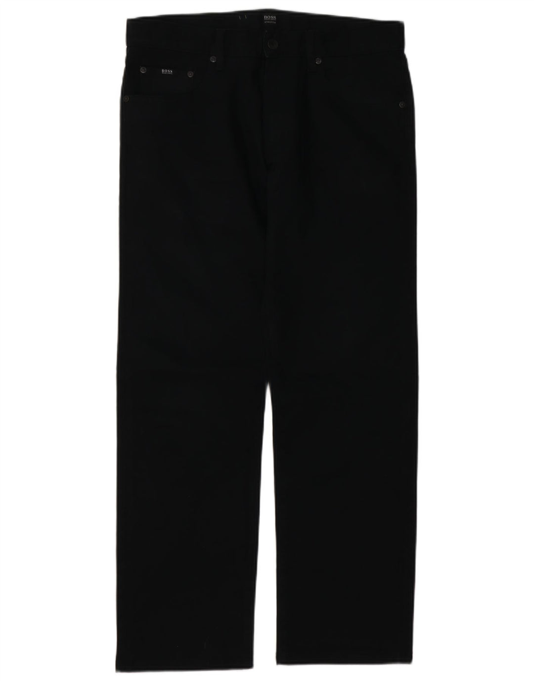 Vaqueros rectos para hombre HUGO BOSS W33 L29 Algodón negro