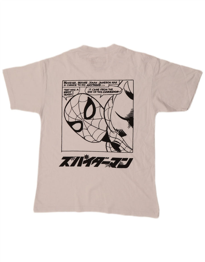 Pull & Bear Hombre Marvel Graphic Camiseta Top Medium White