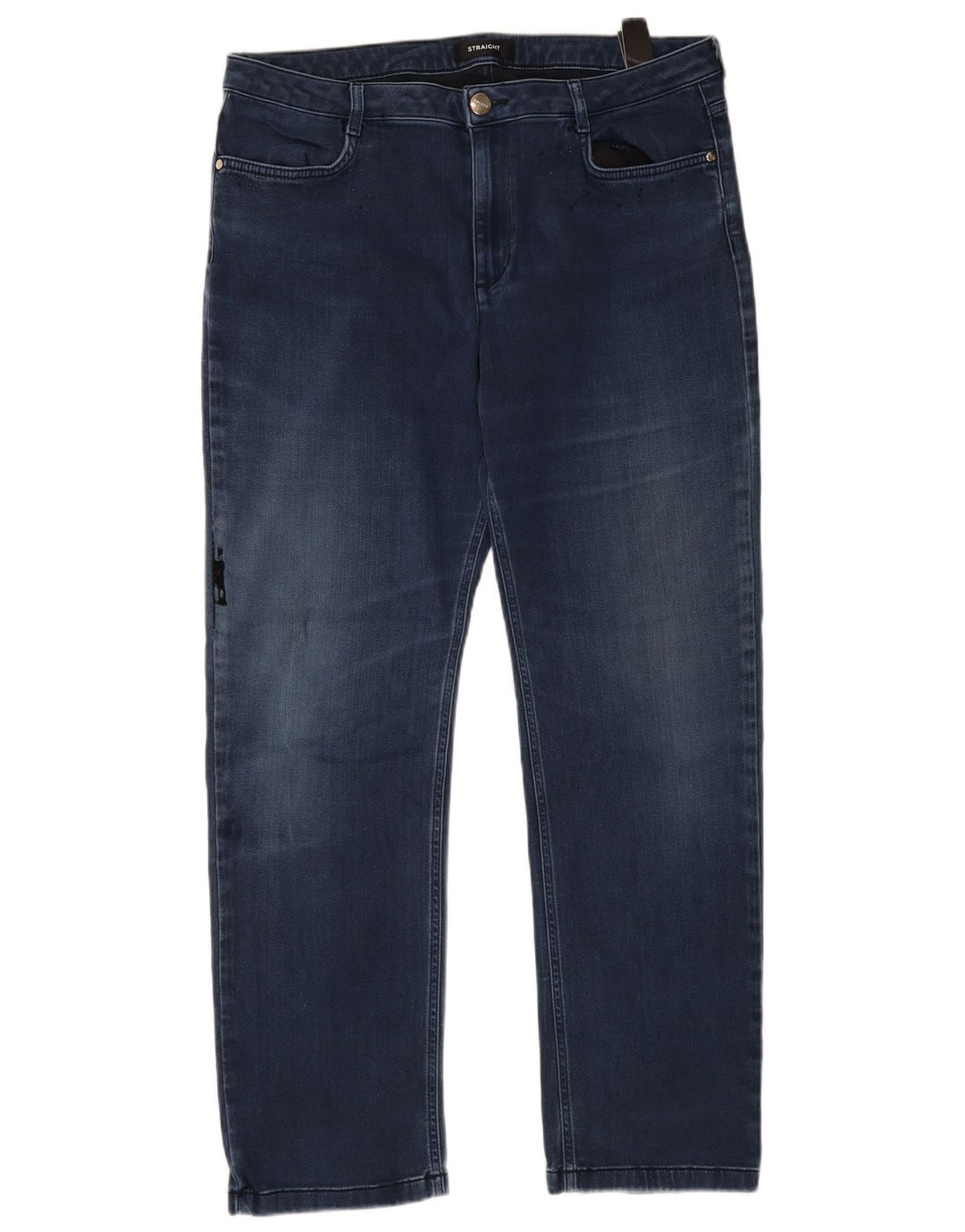 Vaqueros cónicos vintage para mujer W36 L30 Azul