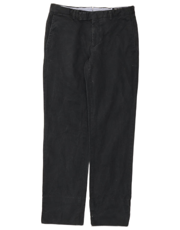 Polo Ralph Lauren Mens Straight Chino Trousers W30 L30 Navy Blue Cotton