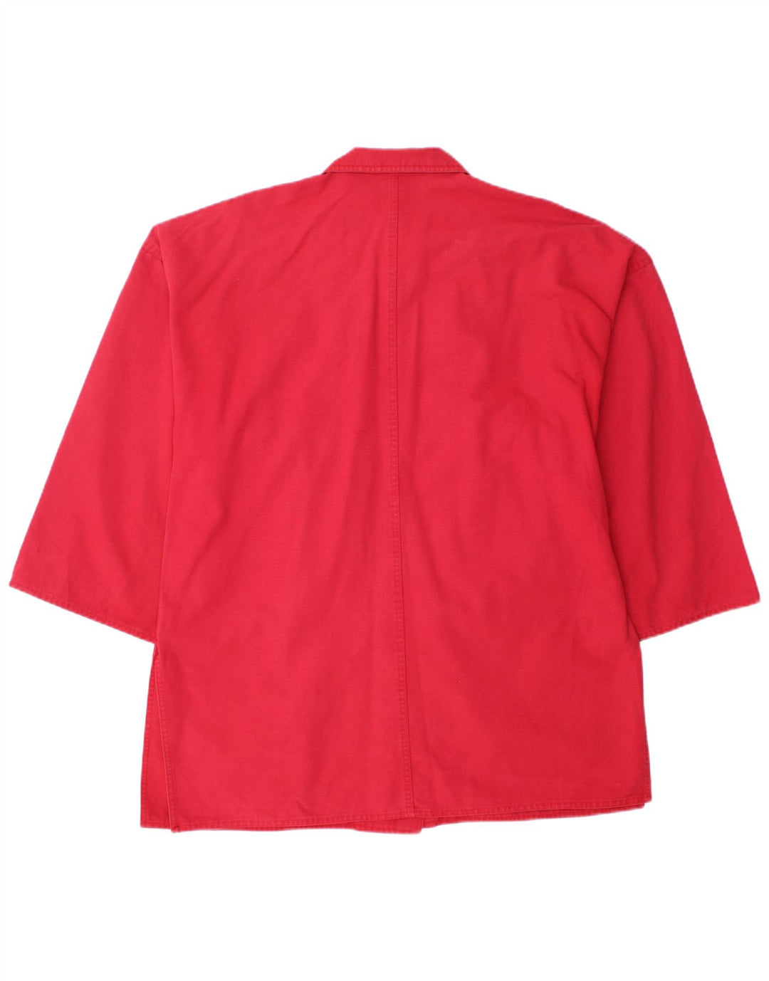 Marella Chaqueta utilitaria de manga 3/4 extragrande para mujer, talla 44, talla M, color rojo