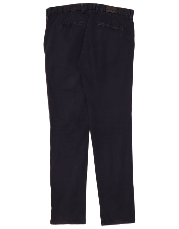 ZARA Pantalón chino slim para hombre EU 40 Medium W31 L32 Azul marino