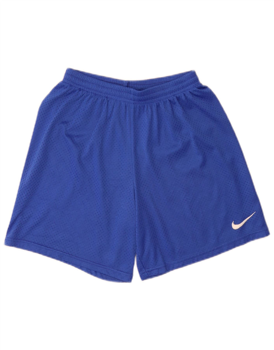 Nike - Pantalones cortos deportivos para niños de 10 a 11 años, nailon azul mediano