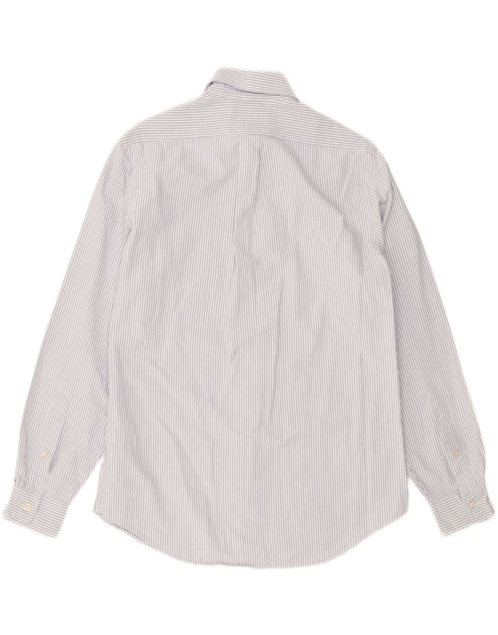Ralph Lauren Camisa De Corte Clásico Para Hombre Algodón A Rayas Azul Medio