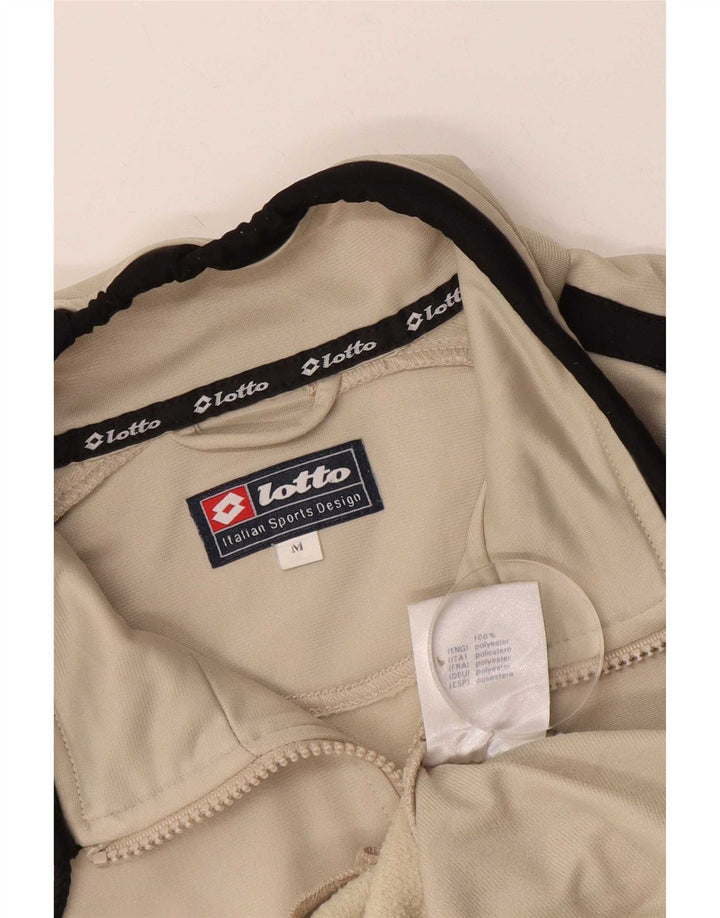 Chaqueta de chándal Lotto para hombre con bloques de color beige medio Poliéster