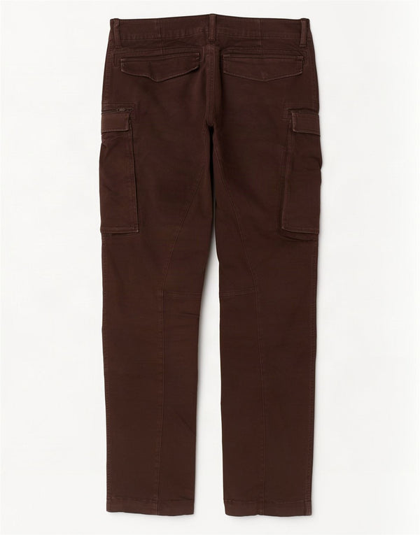 G-Star Hombre Pantalones Cargo Rectos W33 L36 Algodón Marrón