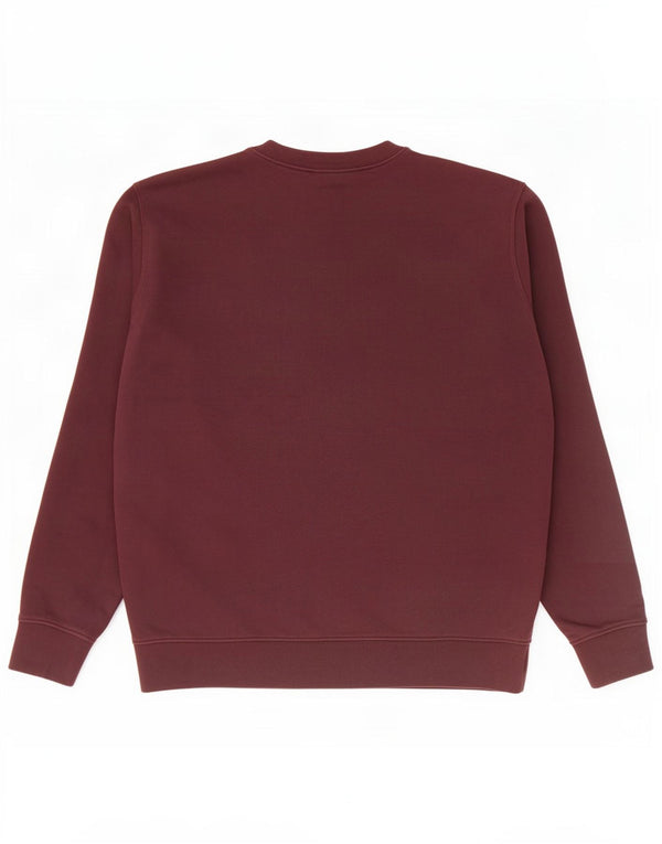 Marks & Spencer - Sudadera para hombre, talla grande, color burdeos, algodón