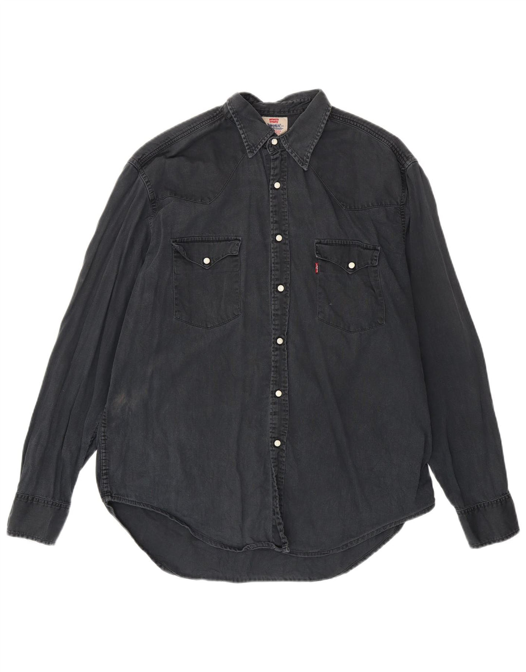 LEVI'S Camisa Vaquera Hombre XL Algodón Negro