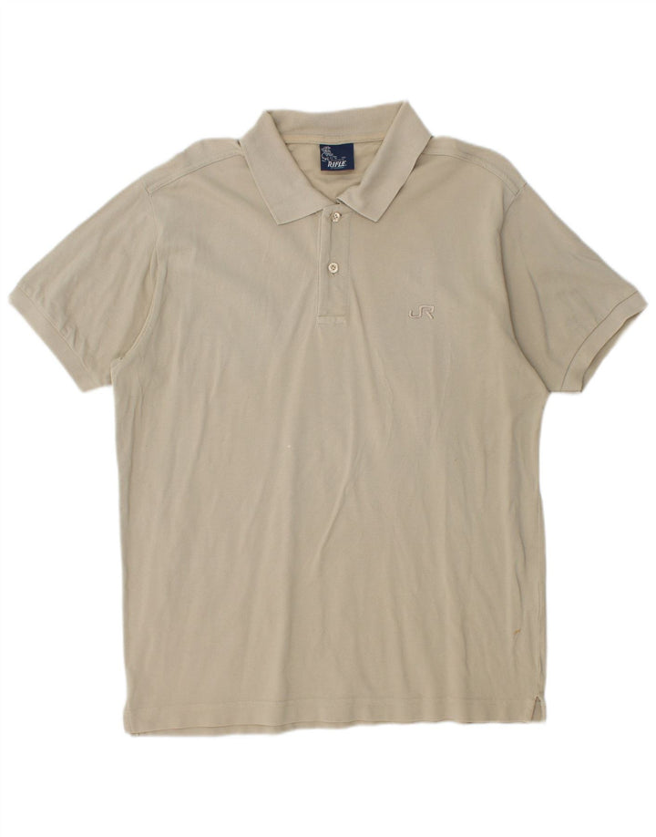RIFLE Polo Hombre Algodón Beige Medio