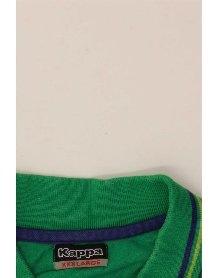 Kappa Polo Hombre 3XL Rayas Verdes