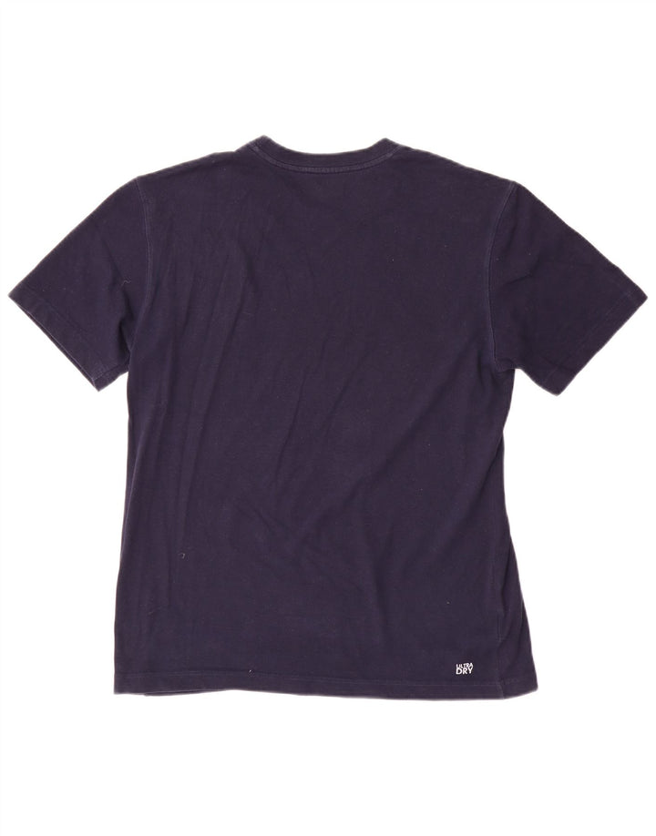 Lacoste Camiseta para hombre talla 3 pequeña algodón azul marino