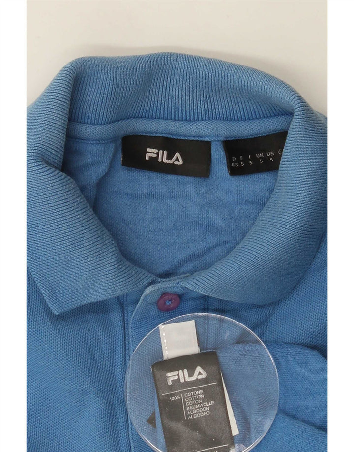 Polo Fila Hombre Pequeño Algodón Azul