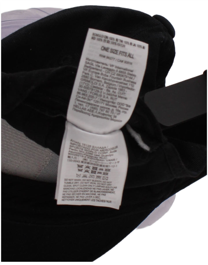 Gorra de béisbol con gráfico Vans para hombre Talla única Algodón negro